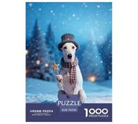 1000 Piece Doberman Pinscher Jigsaw Puzzle for Adults & Kids - Challenging & Brainteasing, Snowfield Puzzle, Decoration Birthday Gifts 70x50cm/1000pcs