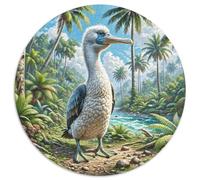 1000 Piece Dodo Bird Jigsaw Puzzles for Adults Challenging Game Educational Toy Decoration Dodo Primeval Forest Jigsaws Unique Gift 1000pcs (67.5x67.5cm)