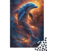 1000 Piece Dolphin Jigsaw Puzzles for Adult Teenagers Paper Puzzles Sustainable Puzzle for Adults | Games 1000pcs (38x26cm)