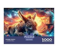 1000 Piece Donkey (15)_2 Jigsaw Puzzles Challenging And Brainteasing Wall Decor Stress Relief Gift Suitable for Decompression Age 12+ for Adults 70x50cm/1000pcs