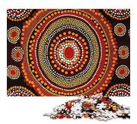 1000 Piece Dot Painting Jigsaw Puzzles, for Adults & Wooden Puzzles Educational Games For Kids 1000pcs (75x50cm)