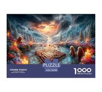 1000 Piece Double-Sided Puzzle - Two Puzzles in One! A Unique, Twice-the-Challenge Jigsaw for Dedicated Adults And Puzzle-Hungry Families with Older Children.
