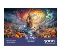 1000 Piece Double-Sided Puzzle - Two Puzzles in One! A Unique, Twice-the-Challenge Jigsaw for Dedicated Adults And Puzzle-Hungry Families with Older Children.