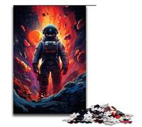 1000 Piece Drawing Adventurous Astronaut Jigsaw for Kids Wooden Puzzles Home Art Decor 1000 PCS(75x50cm)