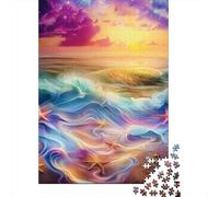 1000 Piece Dream Beach Paper Jigsaw Puzzles Adults Teens Jigsaw Large Puzzle Toys Educational Intellectual Decompressing Fun Family Game 1000pcs (38x26cm)