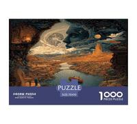 1000 Piece Dream River Valley Jigsaw Puzzles Great Gift for Adults Family Challenging Toys Home Decors The Celestial Shadow Jigsaw Puzzle for Women Men Adult 70x50cm/1000pcs