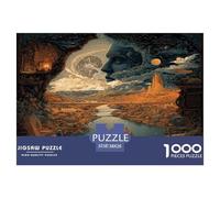 1000 Piece Dream River Valley Jigsaw Puzzles Great Gift for Adults Fun Challenging Home Decoration Brainteasing The Celestial Shadow Jigsaw Puzzle for Adults 38x26cm/1000pcs