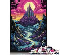 1000 Piece Dreamy Beautiful Mountains Jigsaw Puzzles for Adults Puzzle Adult Jigsaw Puzzle Home Decoration Puzzle Toys 1000pcs (75x50cm)