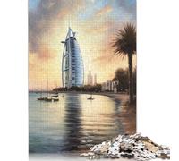 1000 Piece Dubai United Arab Emirates Jigsaw Puzzle for Adult Teenagers Jigsaw Puzzle For Family Fun & Game Night 1000pcs (38x26cm)