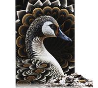 1000 Piece Duck Art Jigsaw Puzzles for Adults Learning Educational Toys Family Games Birthday Gifts 1000pcs (75x50cm)