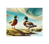 1000-Piece Ducks Puzzle - Mallard Bird Puzzle, for Animal Lovers
