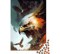 1000 Piece Eagle Unnatural Jigsaw Puzzle for Adult Teenagers Wooden Learning Educational Toys 1000pcs (75x50cm)