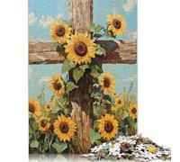 1000 Piece Easter Cross Jigsaw Puzzles for Adults Puzzle Jigsaws for Adults& Teenagers Age 12 Years Up 1000pcs (75x50cm) <