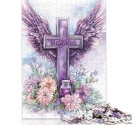1000 Piece Easter Cross Jigsaw Puzzles for Adults Puzzle Jigsaws for Adults& Teenagers Age 12 Years Up 1000pcs (75x50cm) <
