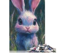 1000 Piece Easter Cute Bunny Jigsaw Puzzle for Adult Teenagers Jigsaw Puzzle For Family Fun & Game Night 1000pcs (75x50cm)