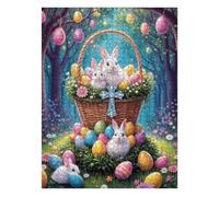 1000 Piece Easter Jigsaw Puzzle - Holiday Home Decor, Festive Puzzle, Durable Design | Women Men Family Collectors Birthday Office Living Room Bedroom Study Apartment Fun Entertainment