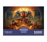 1000 Piece Egyptian Pharaoh Creative Square Jigsaw Puzzles for Adults And Wooden Puzzles Toy Intellectual Game 1000pcs (75x50cm)