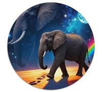 1000 Piece Elephant Jigsaw Puzzle for Adults Kids - Family Fun, Educational Games, Cosmic Starry Sky Puzzle, Decoration Gifts 1000pcs (67.5x67.5cm)
