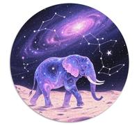1000 Piece Elephant Jigsaw Puzzles for Adults Kids Challenging Game Educational Toy Home Decoration Elephant Nebula Jigsaws Gifts 1000pcs (67.5x67.5cm)
