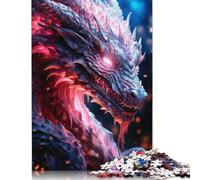 1000 Piece Epic Flare Dragon Jigsaw Puzzles for Adult Teenagers Puzzle Adult Jigsaw Puzzle for Adults 1000pcs (75x50cm)