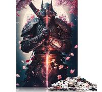 1000 Piece Epic Japanese Samurai Creative Square Jigsaw Puzzles for Adults & Wooden Puzzles Educational Toys 1000pcs (75x50cm)