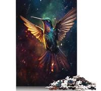 1000 Piece Epic Rainy Hummingbird Puzzles for Wooden Puzzles Educational Game for Adult 1000pcs (75x50cm)