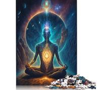1000 Piece Esoteric Zen Universe V6 Square Jigsaw Puzzles for Adults, Wooden Puzzles Learning Educational Toy 1000pcs (75x50cm)