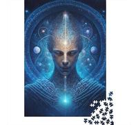 1000 Piece Esoteric Zen Universe5 Square Jigsaw Puzzles for Adults & Wooden Puzzles Learning Educational Toys Family Games 1000pcs (75x50cm)