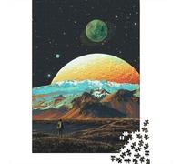 1000 Piece Exploring The Cosmos Jigsaw Puzzlesfor Adults Wooden Puzzle Jigsaws for Adults For Family Fun & Game Night 1000pcs (75x50cm)