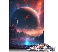 1000 Piece Extraterrestrial Universe Square Puzzle for Adults, Wooden Puzzles Puzzle Hands-on Game 1000pcs (75x50cm)