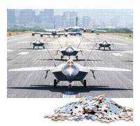 1000 Piece F22 Raptor Lockheed Martin Puzzles for Paper Puzzles Educational Game for Adult 38x26cm/1000pcs