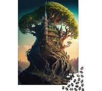 1000 Piece Fairytale Kingdom Jigsaw Puzzles, for Adults & Paper Puzzles Educational Games For Kids 38x26cm/1000pcs