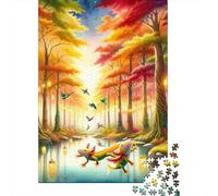 1000 Piece Fantasy Axoloyl Jigsaw Puzzles for Adults Paper Puzzle for Adults And Teenager Educational Puzzle 1000pcs (38x26cm)