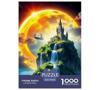 1000 Piece Fantasy Castle Jigsaw Puzzles for Adults Gifts Challenging Games Home Decors Fascinating World Jigsaw Puzzle for Adults And Kids Age 12 And Up 70x50cm/1000pcs