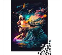 1000 Piece Fantasy Face Jigsaw Puzzles for Adults Paper Puzzle Jigsaws for Adults 1000pcs (38x26cm)