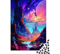 1000 Piece Fantasy Landscape15 Jigsaw Puzzles for Adult Teenagers Wooden Puzzles Sustainable Puzzle for Adults | Games 1000pcs (75x50cm)