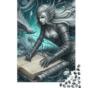 1000 Piece Fantasy Monsters Square Puzzle for Adults, Paper Puzzles Puzzle Hands-on Game 38x26cm/1000pcs