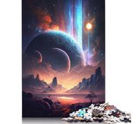 1000 Piece Fantasy Spectrum Of Galaxy Creative Square Jigsaw Puzzles for Adults & Wooden Puzzles Stress Relief Puzzle Games And Unique 1000pcs (75x50cm)