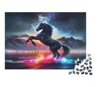 1000 Piece Fantasy Unicorn Paper Jigsaw for Adults Thick Eco Puzzle Brain Training Home Decor 70x50cm/1000pcs