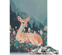 1000 Piece Fawn in A Forest Jigsaw Puzzlesfor Adults Puzzle Jigsaws for Adults Unique Home Decor And Gifts 1000pcs (38x26cm)