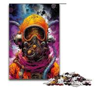 1000 Piece Female Warrior Puzzles Gifts Jigsaw for Adults Christmas Wishlist with Santa Claus for Teenager Age 14 Up 75x50cm