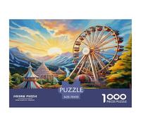 1000 Piece Ferris Wheel Game Puzzle for Adults Gifts EduCational Games Home DecoRation Amusement Park Jigsaw Puzzle for Adults And Kids Age 12 And Up 70x50cm/1000pcs
