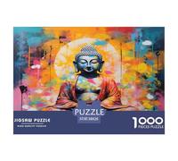 1000 Piece Figure of The Buddha Jigsaw Puzzles for Adults Gifts Fun Challenging Home DecoRation Zen Buddhism Jigsaw Puzzle for Adults And Kids Age 12 And Up 38x26cm/1000pcs