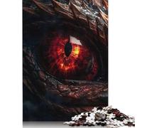 1000 Piece Fire Dragons Ruby Eye Jigsaw Puzzles for Adults Teenagers Puzzle Adult Jigsaw Puzzle for Adults 1000pcs (75x50cm)