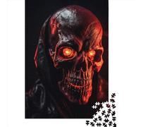 1000 Piece Flame Skeletons Jigsaw Puzzle for Adult Teenagers Christmas Eve Gifts 1000pcs (75x50cm)