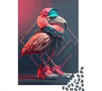 1000 Piece Flamingo Dancer Puzzles for Adults Paper Puzzles Educational Game for Children As A 38x26cm/1000pcs