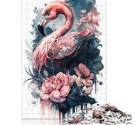 1000 Piece Flamingo Lovely Jigsaw Puzzle for Adult Teenagers Puzzle for Adults And Teenager for Adults& Teens Age 12 Years Up 1000pcs (75x50cm)