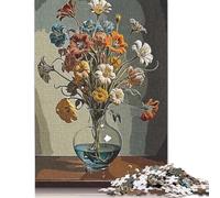 1000 Piece Floral Decoration Adult Jigsaw Puzzle Puzzle Jigsaws for Adults Jigsaw Puzzles for Adults Educational Game Challenge Toy 38x26cm/1000pcs