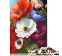1000 Piece Flowers Mom Mother Anemone Jigsaw Puzzles for Adults Puzzles Learning Educational Toys 1000pcs (75x50cm)