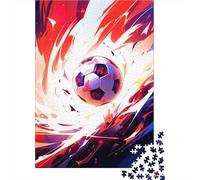 1000 Piece Football Wooden Jigsaw Puzzles Adults Teens Jigsaw Large Puzzle Toys Educational Intellectual Decompressing Fun Family Game 1000pcs (75x50cm)